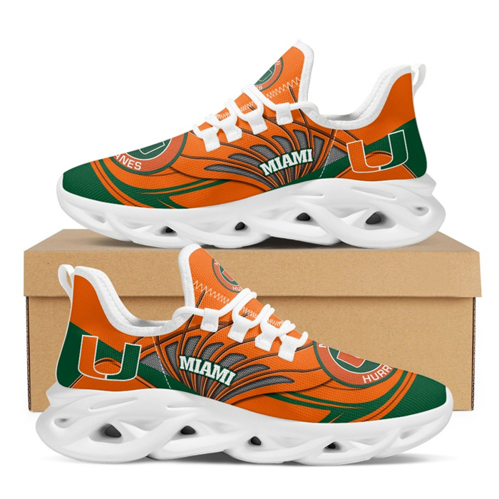 Miami Hurricanes Flex Control Sneakers 001